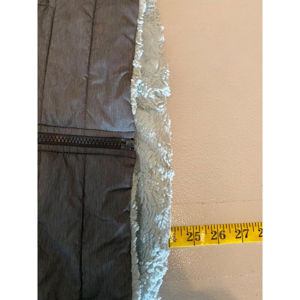 The North Face Girls Hooded Jacket Gray Soft Fleece Lining Full Zip Medium 10/12 - Picture 8 of 12